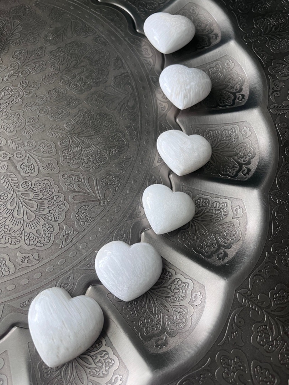 Scolecite heart - Picture 2 of 4